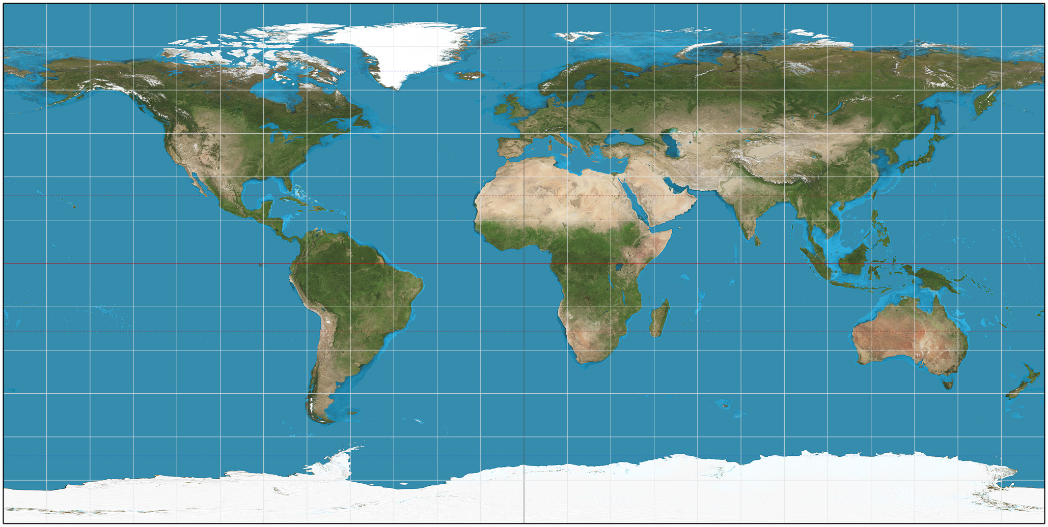 World map of Ellora export destinations